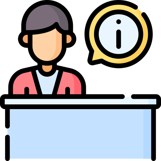 Reception desk